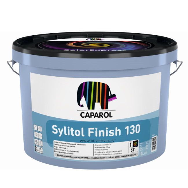 Caparol Sylitol-Finish B1 Silikāta Fasādes Krāsa, matēta 1.25L 